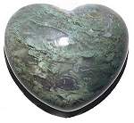 Moss Agate Heart 