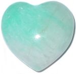 Blue Aragonite  Heart