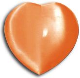 Red Selenite Hearts