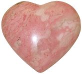 Rhodochrosite Heart