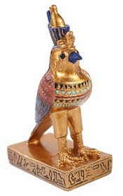 Gold Horus Falcon Statue