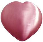 Pink Cat's Eye Heart