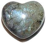 Labradorite Heart