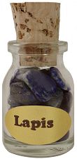 Lapis Gemstone Bottle