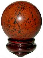 Mahogany Obsidian Sphere 