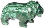 Malachite Lion Carving