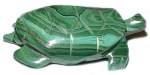 Malachite Turtle Carving