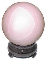 Pink Mangan Calcite Sphere