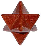 Red Goldstone Merkaba