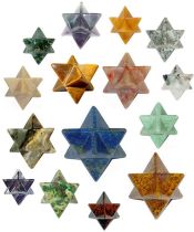 Gemstone Merkaba Stars