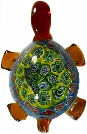 Millefiori Turtle Paperweight