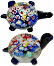 Multicolor Millefiori Turtle