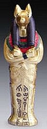 Miniature Anubis Sarcophagus
