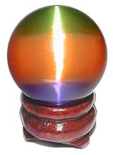 Multi Color Cat's Eye Sphere