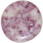 Lepidolite in Quartz Palm Stone