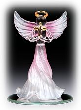 Pink Glass Angel
