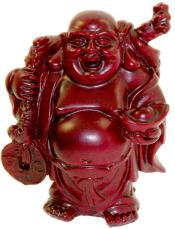 Red Prosperity Buddha Statue