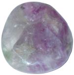Purple Fluorite Palm Stone