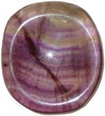 Purple Fluorite Worry Stone