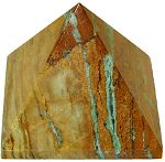 Gold Jasper Pyramid