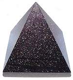 Blue Goldstone Pyramid 