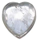 Clear Quartz Heart