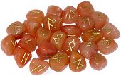 Red Aventurine Rune Stones