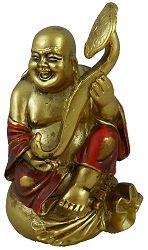 Happy Life Buddha Figurine
