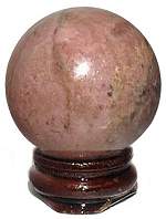 Rhodonite Sphere