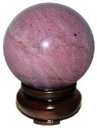 Rhodonite Sphere