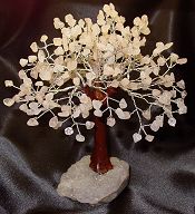 Rose Quartz Gemstone Tree