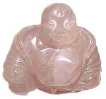 Rose Quartz Buddha Carving