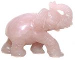 Rose Quartz Elephant