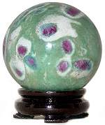 Ruby Fuchsite Sphere