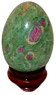 Ruby Fuchsite Egg