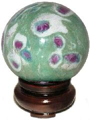 Ruby Fuchsite Sphere