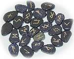 Blue Goldstone Rune Set