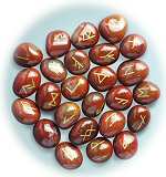 Red Jasper Rune Set