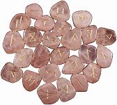 Rose Quartz Rune Set