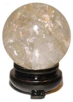 Rutilated Quartz Sphere