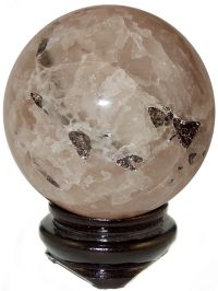 Smoky Quartz Rutile Sphere