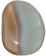 Clear Agate Palm Stone