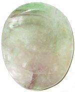 Clear Fluorite Palm Stone