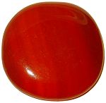 Deep Carnelian Palm Stone