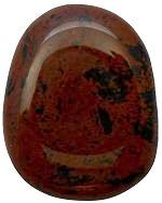 Mahogany Obsidian Palm Stone