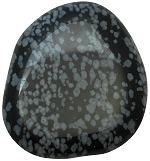 Snowflake Obsidian Palm Stone