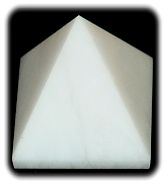 Snow Quartz Pyramid