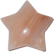 Peach Aventurine Star Carving