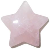 Rose Quartz Star Carving