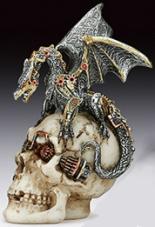 Steampunk Dragon with Skull $4.95